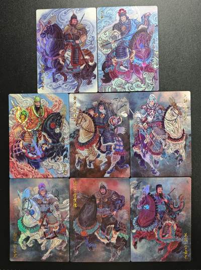 天玑星卡拍第183期《4.2周四截拍》持续收拍收评中 满赠卡需备注 - 齐卡文化 三国 冯涛 彩闪 八张