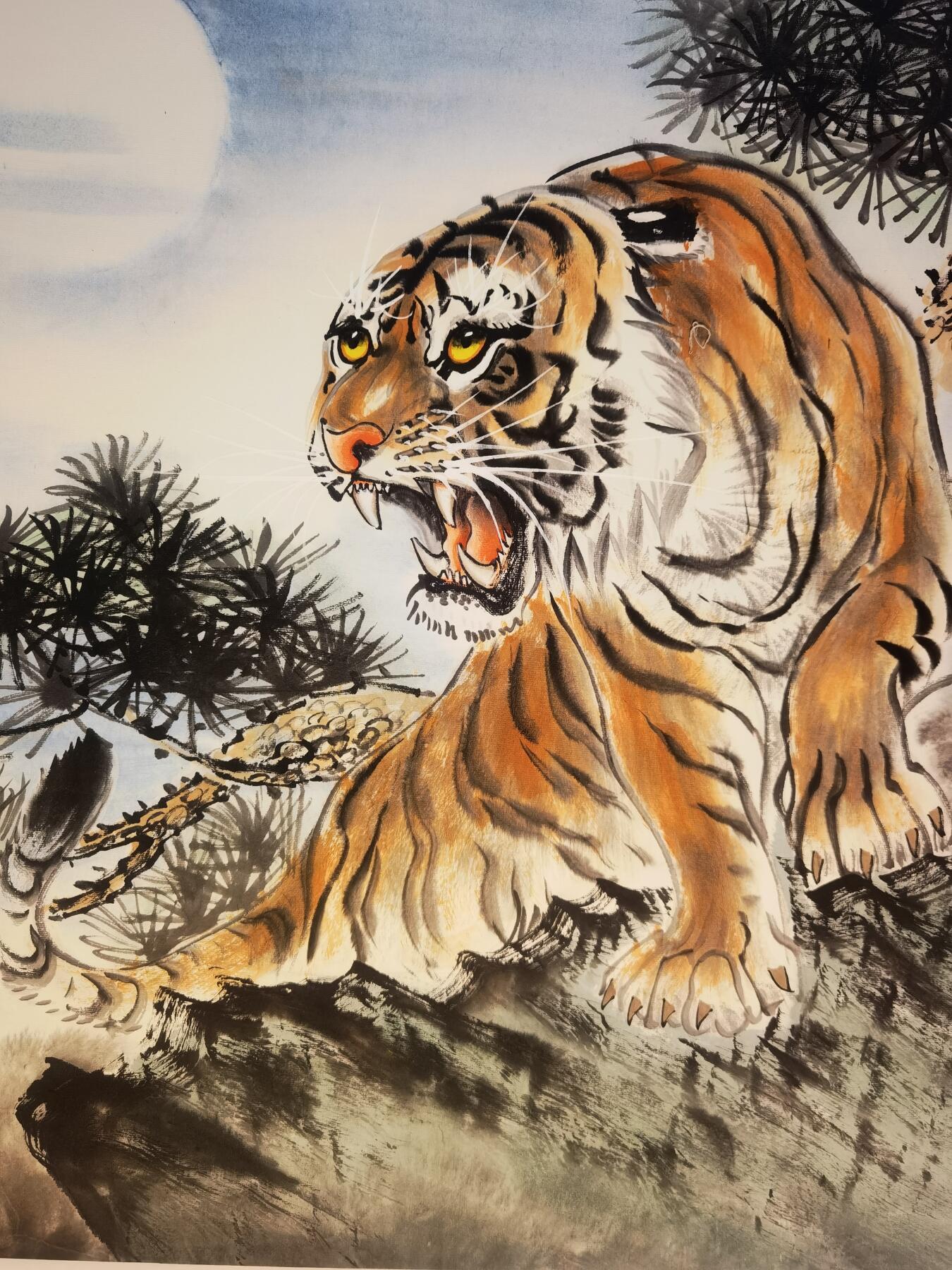 老虎图一一隐威