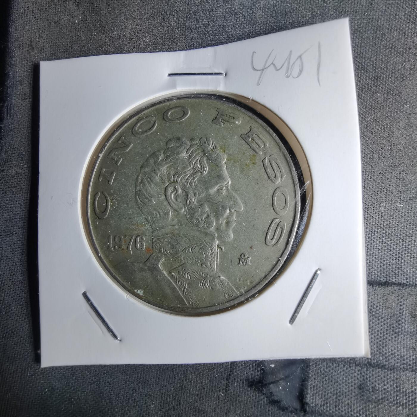 沼泽如烟--第1042场 墨西哥1976年5比索