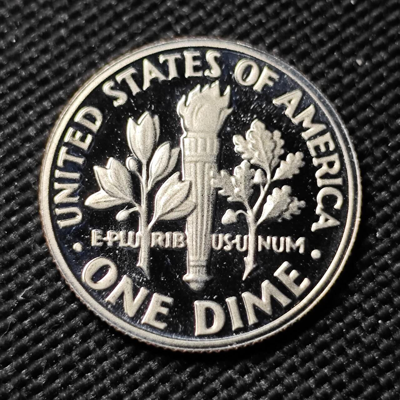 KK钱币收藏小铺  第414期 2月预留时间 周末发货 1983美国10分 精制币