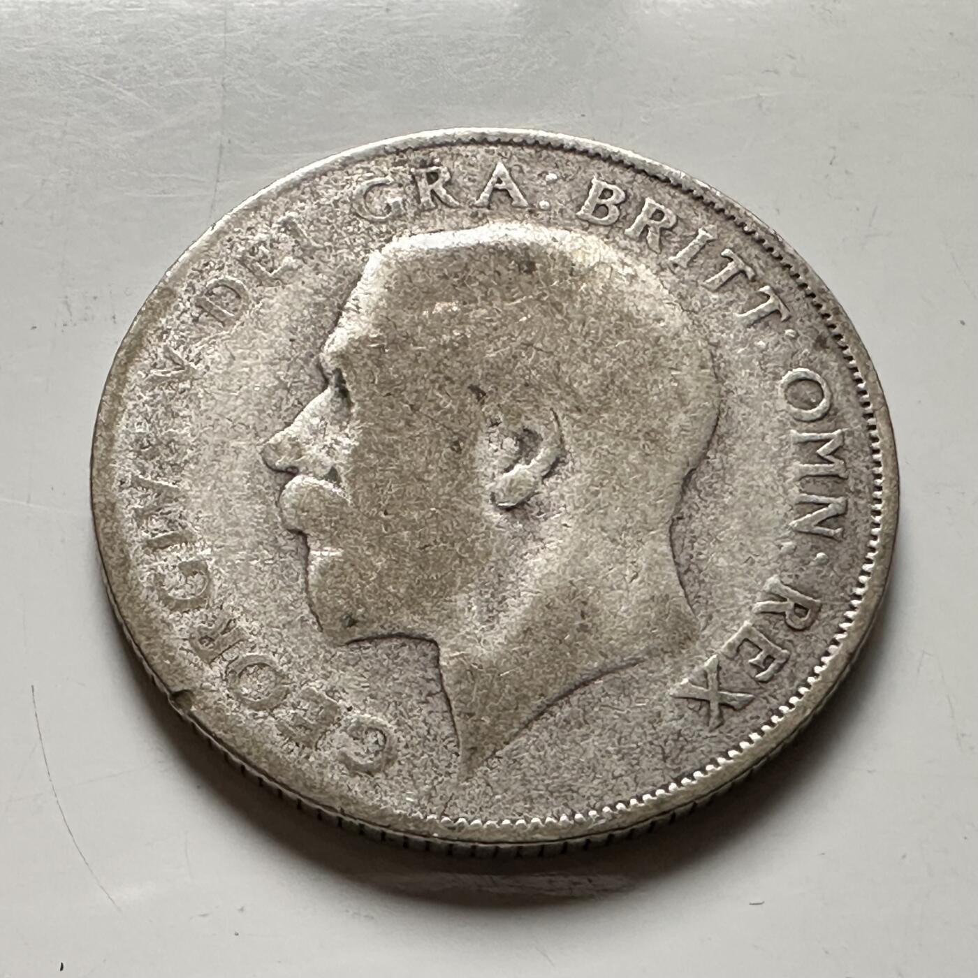 🌹外币初藏🌹🐯2026年第36场   每周二四六晚8️⃣点 接代拍 英国 1923年1先令银币 50%银-5.66g-23.5mm 