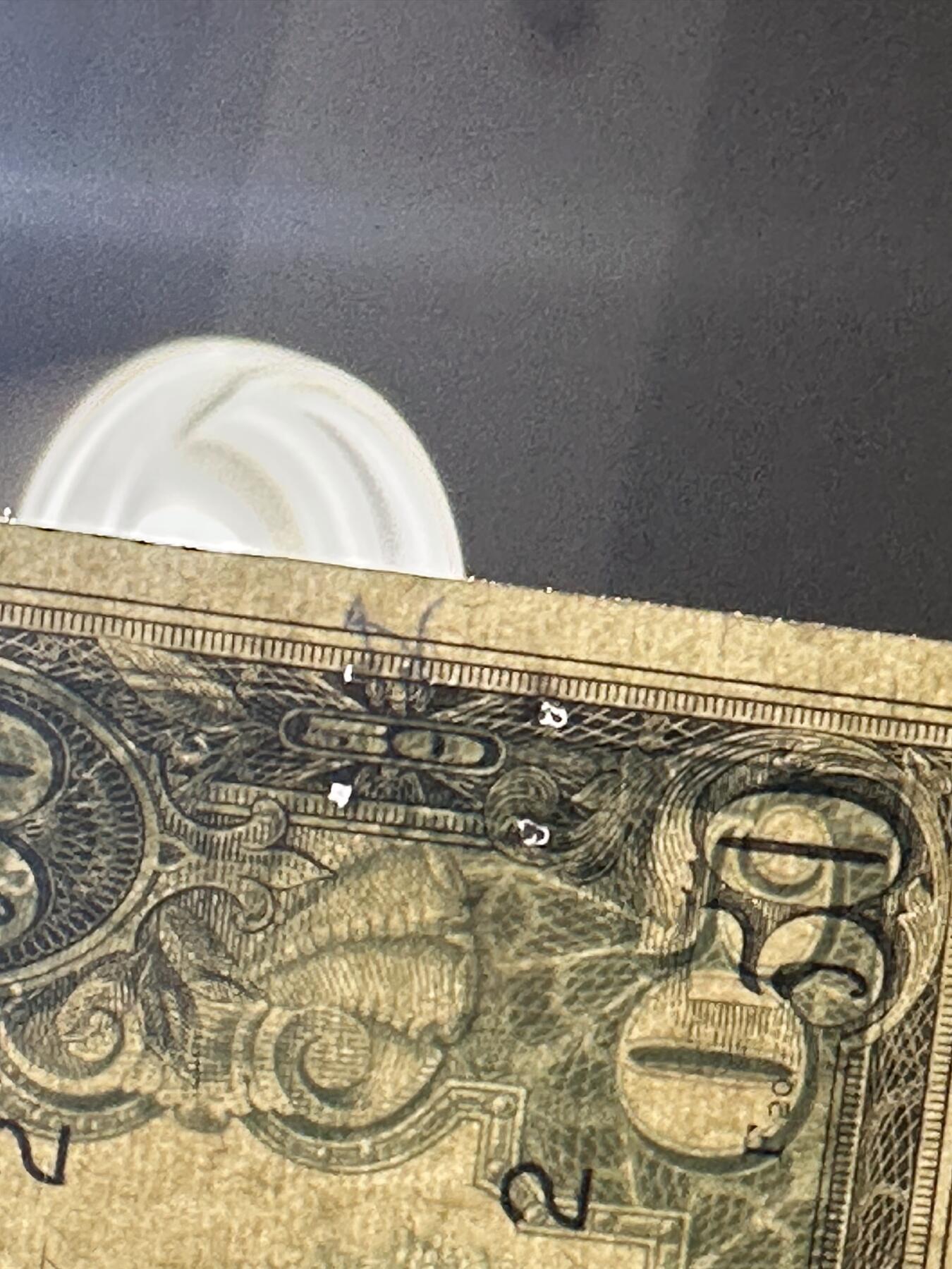 《外钞收藏家》第六百二十三期（精选场）（长期征集拍品、欢迎藏友们联系合作） 1969年美国小头版50美元 非全新 有针孔和字