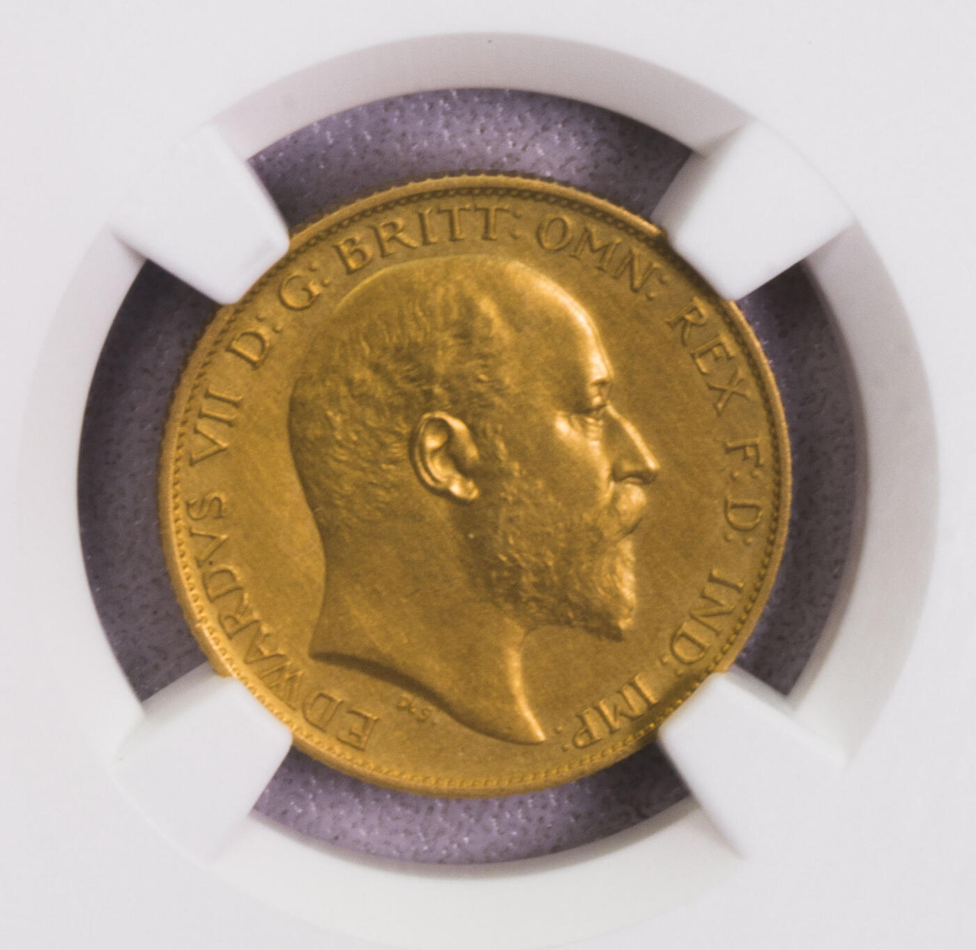 1902英国爱七1/2+1镑金币2枚套 pf