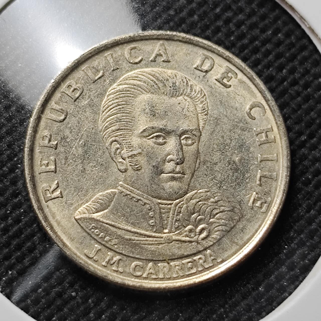 KK钱币收藏小铺  第414期 2月预留时间 周末发货 1972智利I埃斯库多 