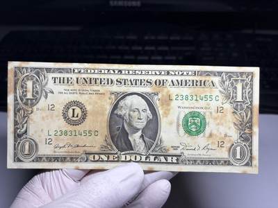 2026年集古藏今外币拍卖第三期-第10场—（总第320拍-纸币专场），本期拍完结算一次，发货时间2-3天，休息几天后继续新的一期拍卖。 - 1981年美国1美元