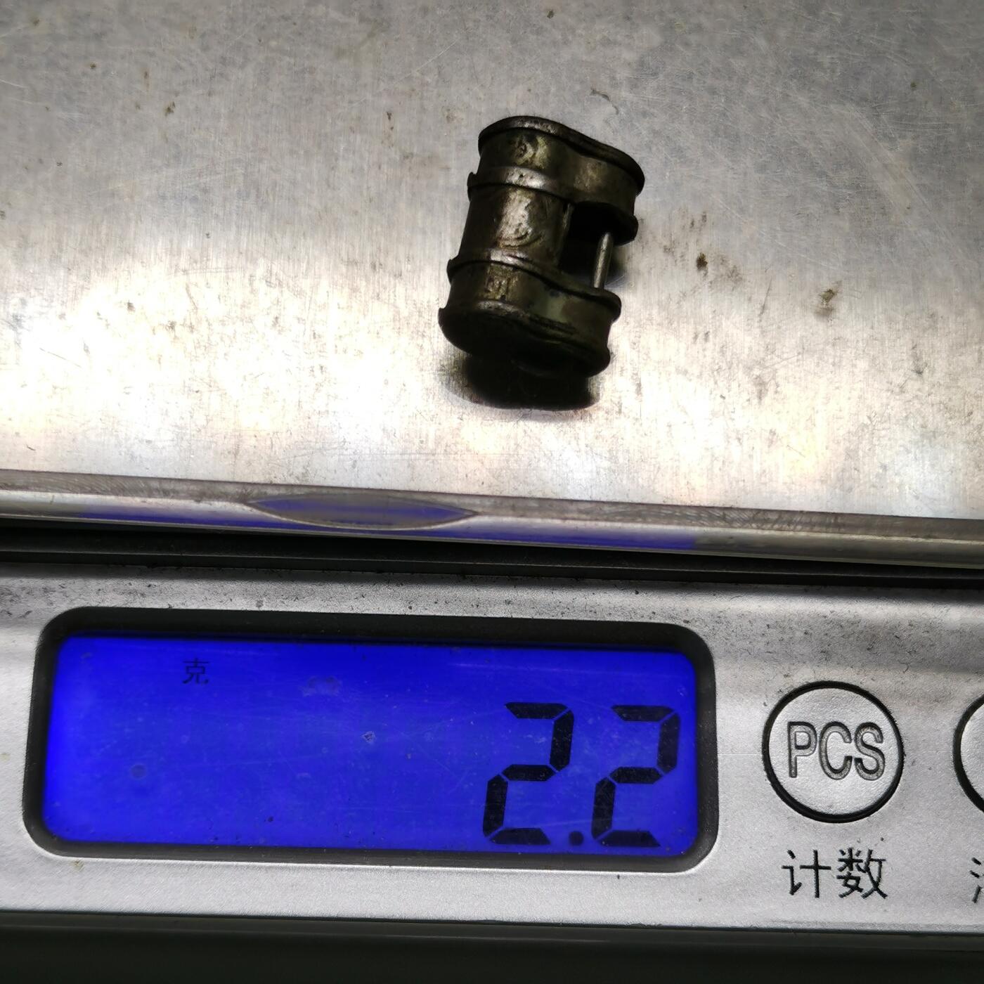 杂件专场108期 清代小银锁，带款