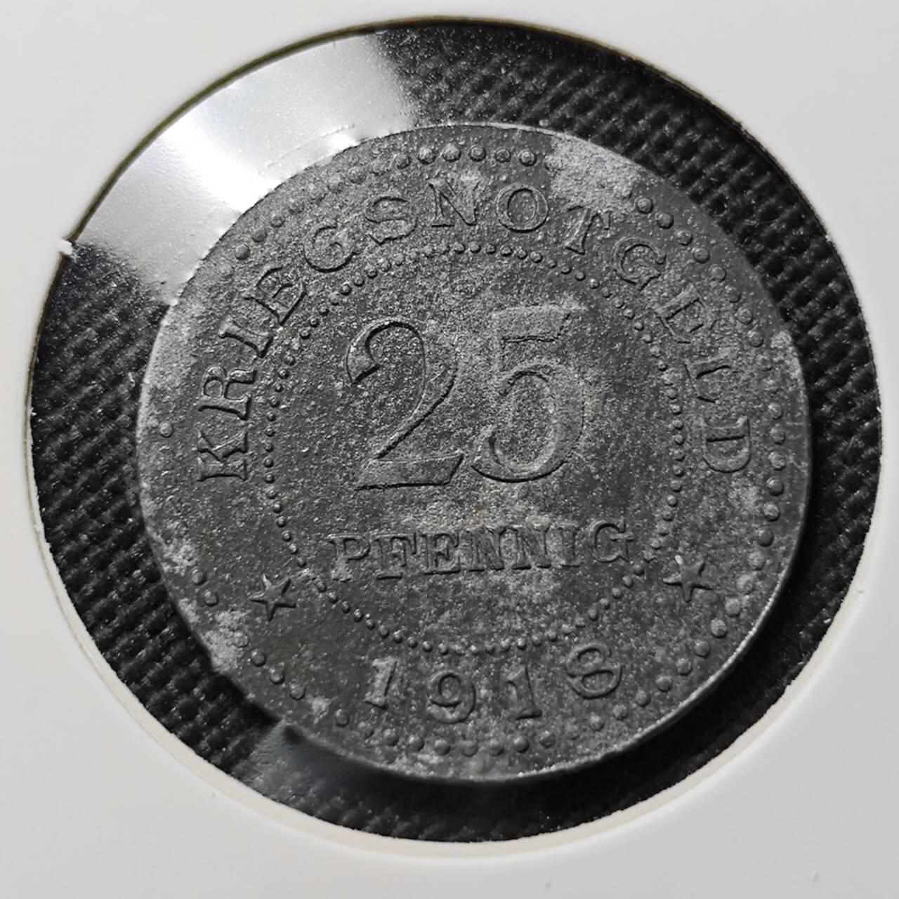 KK钱币收藏小铺  第414期 2月预留时间 周末发货  徳紧25芬尼代币