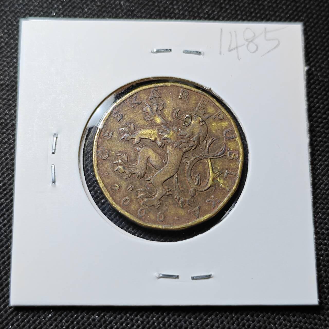 KK钱币收藏小铺  第414期 2月预留时间 周末发货  捷克20克朗纪念币