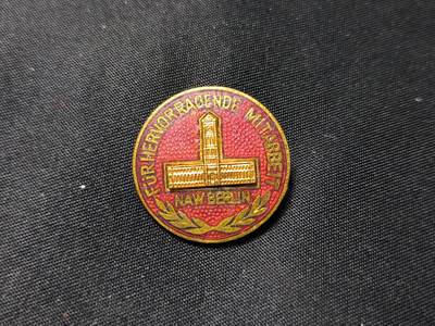 云宸嘉赏-勋臻佳藏四月精品甄选场次（低佣 一元一手） -  五十年代东德老珐琅证章系列--柏林国家重建工作（Nationales Aufbauwerk）杰出贡献奖章  