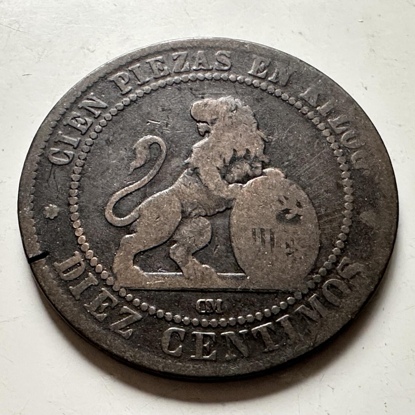 🌹外币初藏🌹🐯2026年第36场   每周二四六晚8️⃣点 接代拍 西班牙 1870年 10分 坐姿自由女神