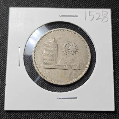 KK钱币收藏小铺  第415期 2月预留时间 周末发货 1968马来西亚50仙 早期安全边