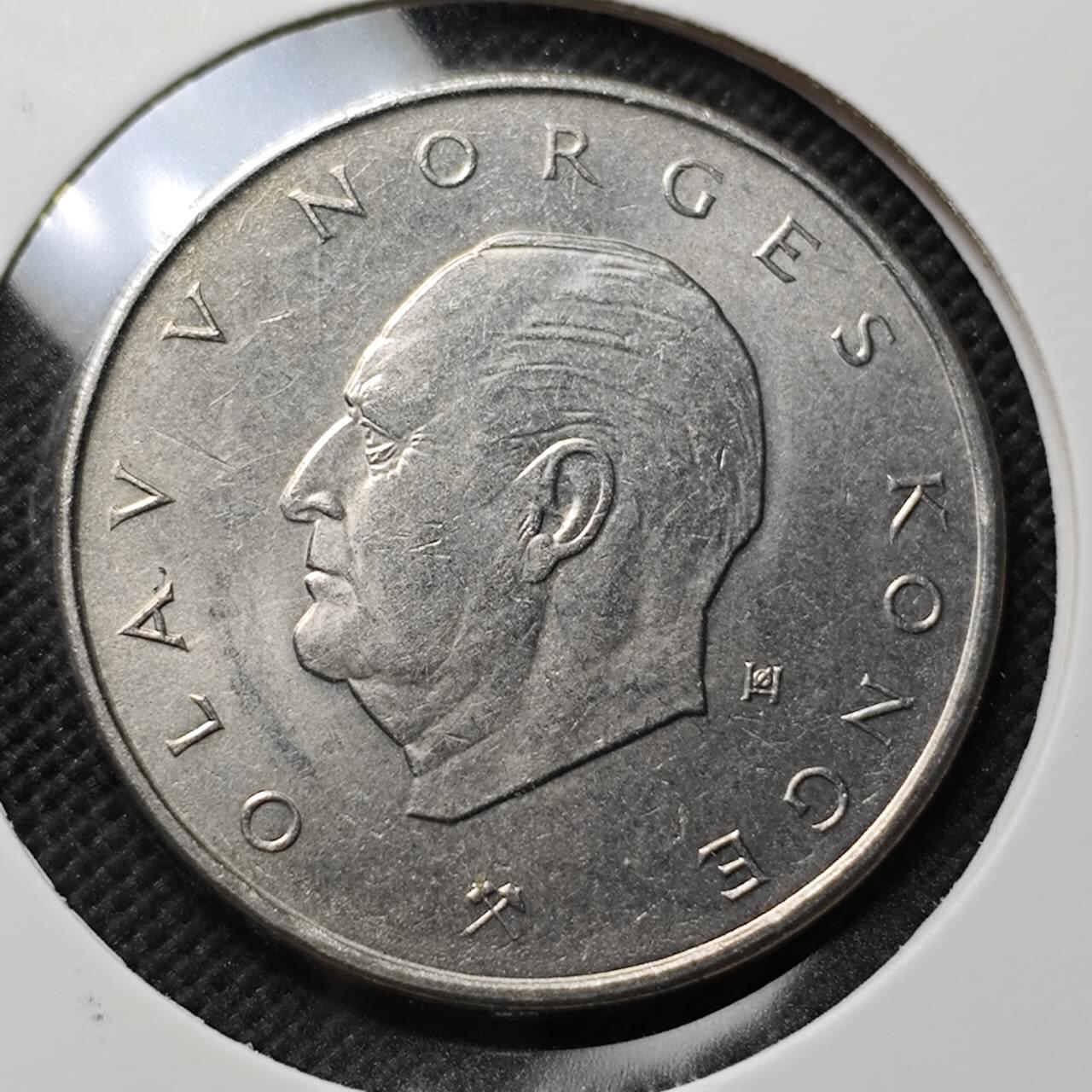 KK钱币收藏小铺  第414期 2月预留时间 周末发货  1978挪威5克朗