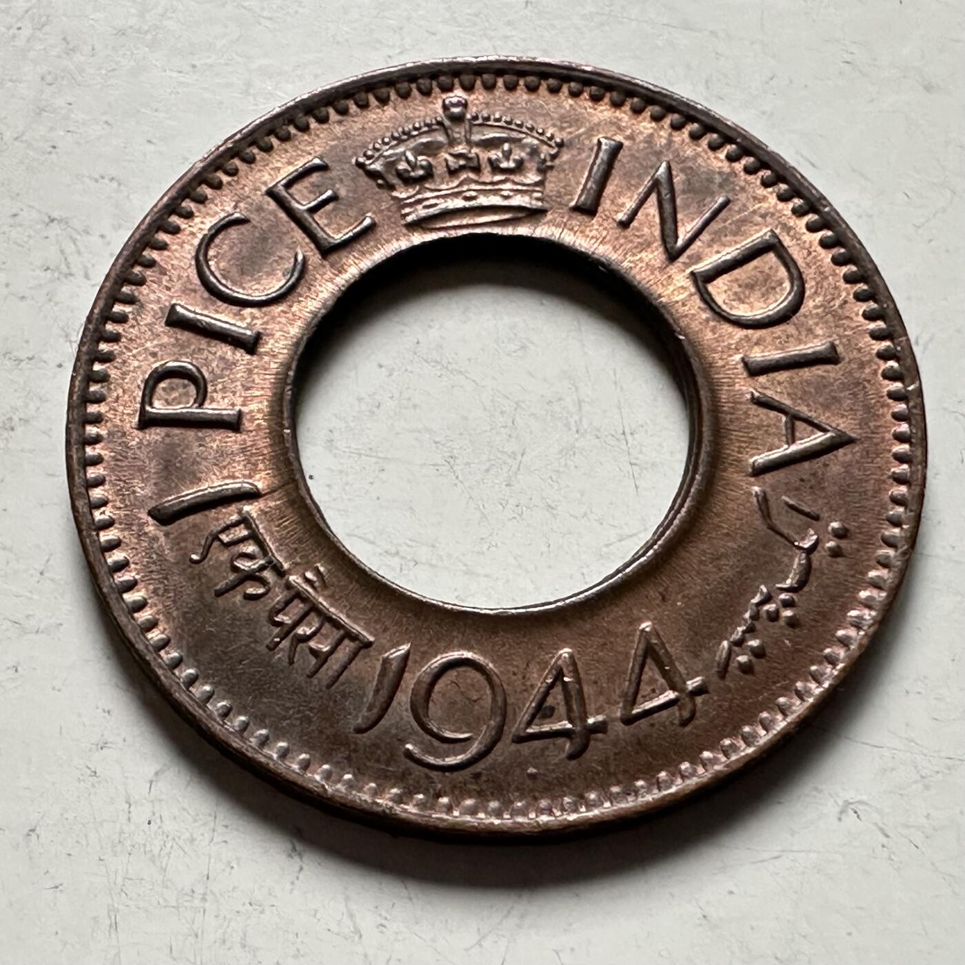 🌹外币初藏🌹🐯2026年第36场   每周二四六晚8️⃣点 接代拍 英属印度1944年一派沙 b