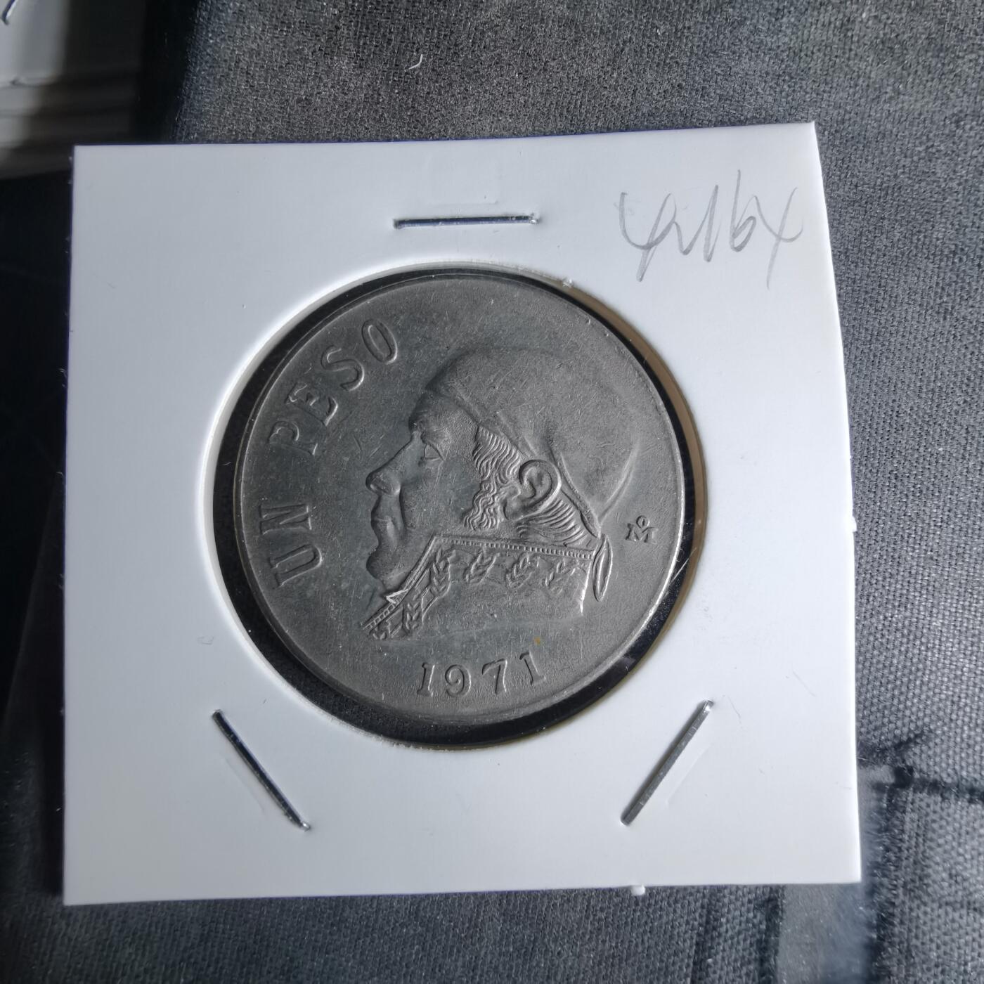 沼泽如烟--第1042场 墨西哥1971年1比索