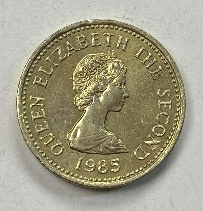 S&S Numismatic世界钱币-拍卖 第125期  泽西岛1985年 圣克莱门特教区 1英镑纪念币