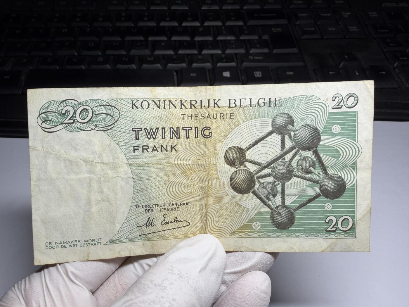 2026年集古藏今外币拍卖第三期-第10场—（总第320拍-纸币专场），本期拍完结算一次，发货时间2-3天，休息几天后继续新的一期拍卖。 比利时20法郎