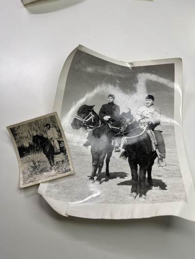 新时代收藏快速小拍 拍卖本周一线所得新货 4月2日场 - 新疆地区边民骑士照片两张