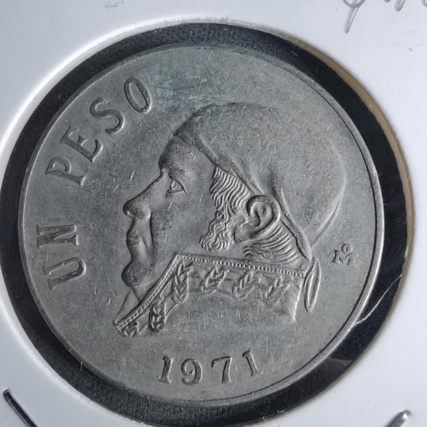 沼泽如烟--第1042场 墨西哥1971年1比索