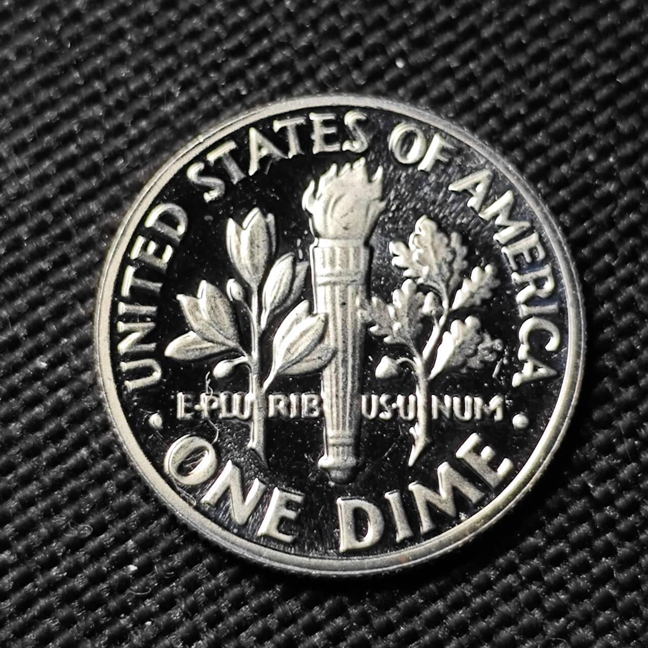 KK钱币收藏小铺  第414期 2月预留时间 周末发货 1983美国10分 精制币