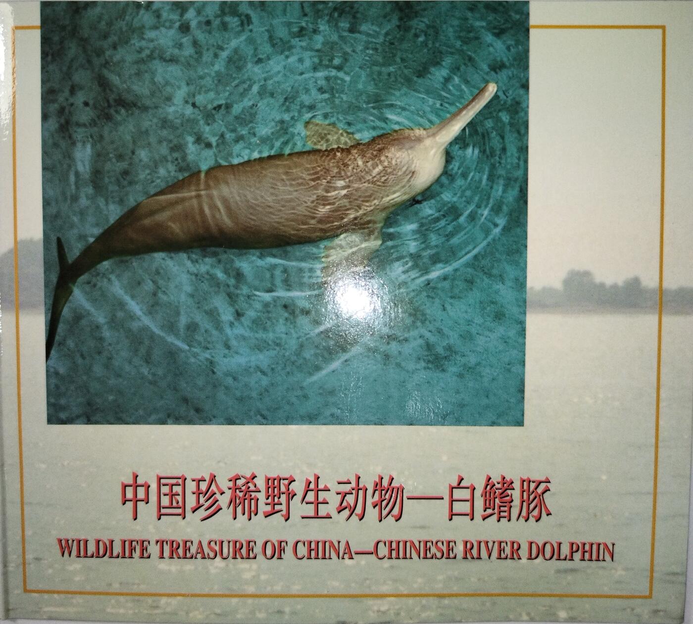 1996年白鳍豚纪念币，康银阁装帧卡册，紫铜合金，面值5元，中国人民银行发行，沈阳造币厂，限量58万套，每套一枚。币面干净，边齿完整，收藏佳品！按图发货。