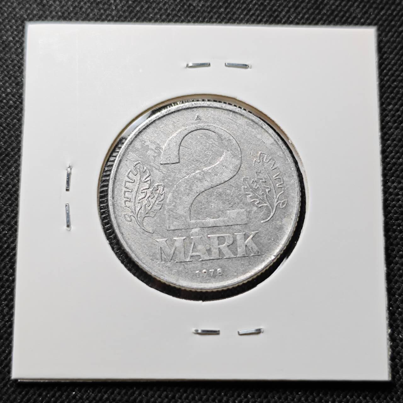 KK钱币收藏小铺  第414期 2月预留时间 周末发货 1978德国2马克 