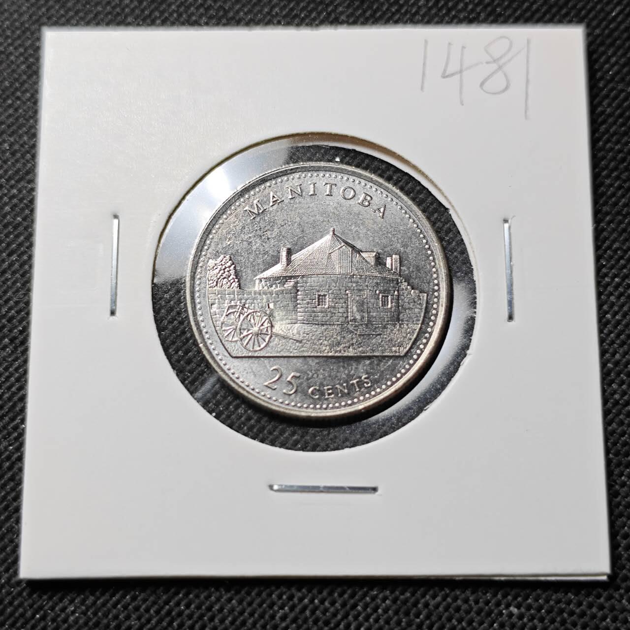 KK钱币收藏小铺  第414期 2月预留时间 周末发货  加拿大25分纪念币 好品