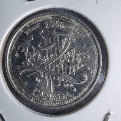 沼泽如烟--第1042场 - 加拿大2000年25分纪念币