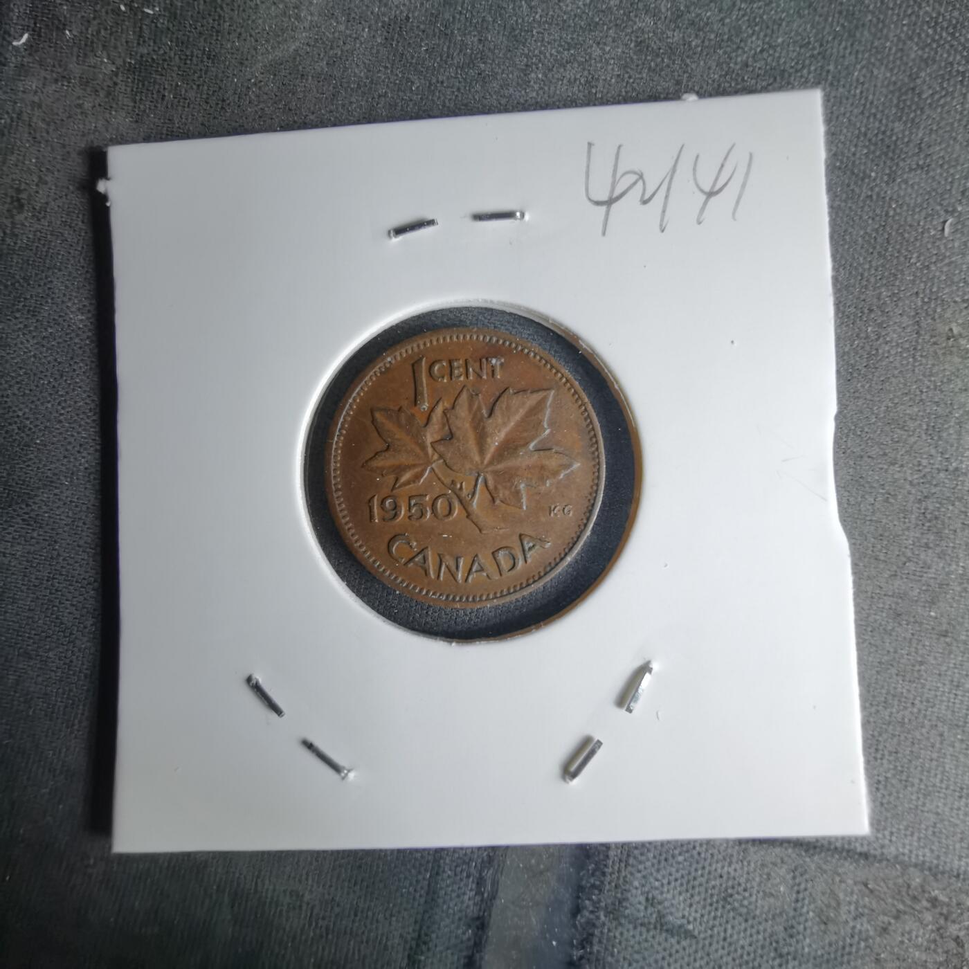 沼泽如烟--第1042场 加拿大1950年一分