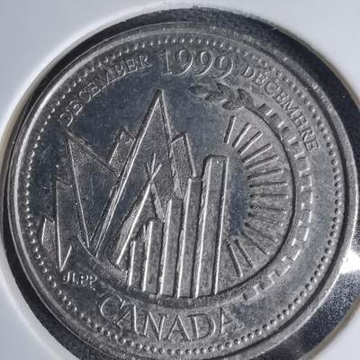 沼泽如烟--第1042场 - 加拿大1999年25分纪念币