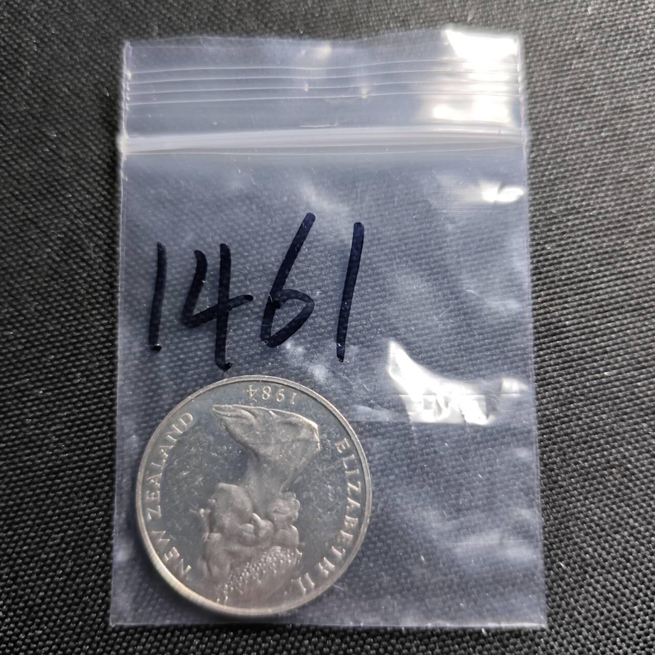 KK钱币收藏小铺  第414期 2月预留时间 周末发货 1984新西兰20分精制币