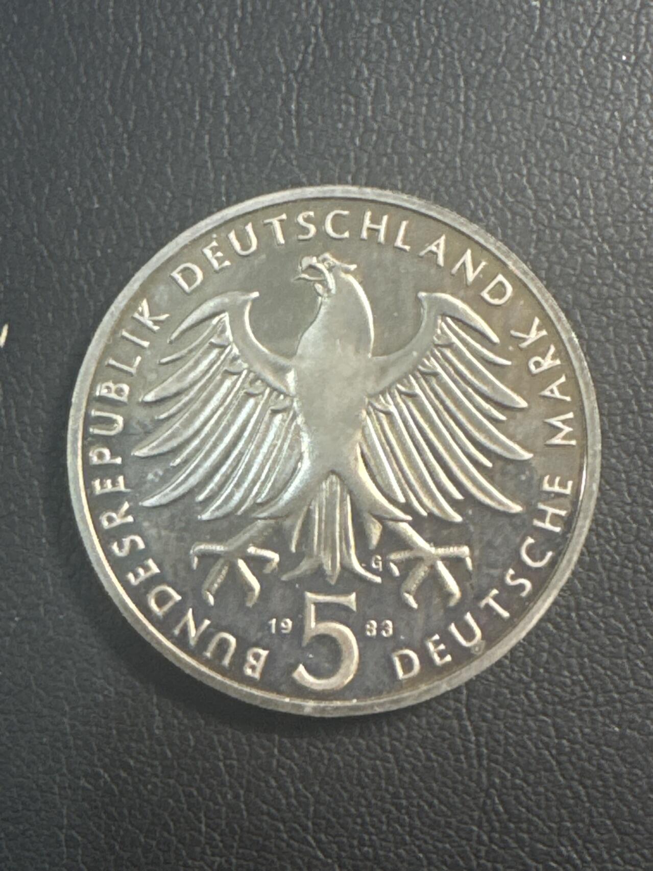 ❤️【币观天下】❤️ 第347期钱币拍卖场- 2026.4.3周五晚上6点半场 长期征集拍品  德国人物5马克精制铜镍纪念币