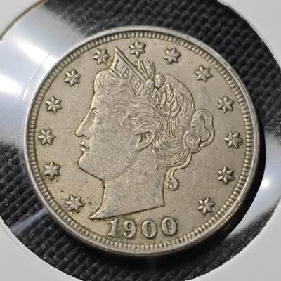 KK钱币收藏小铺  第415期 2月预留时间 周末发货 1900美国5分