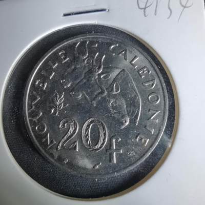 沼泽如烟--第1041场 - 法属新喀里多尼亚1986年20法郎