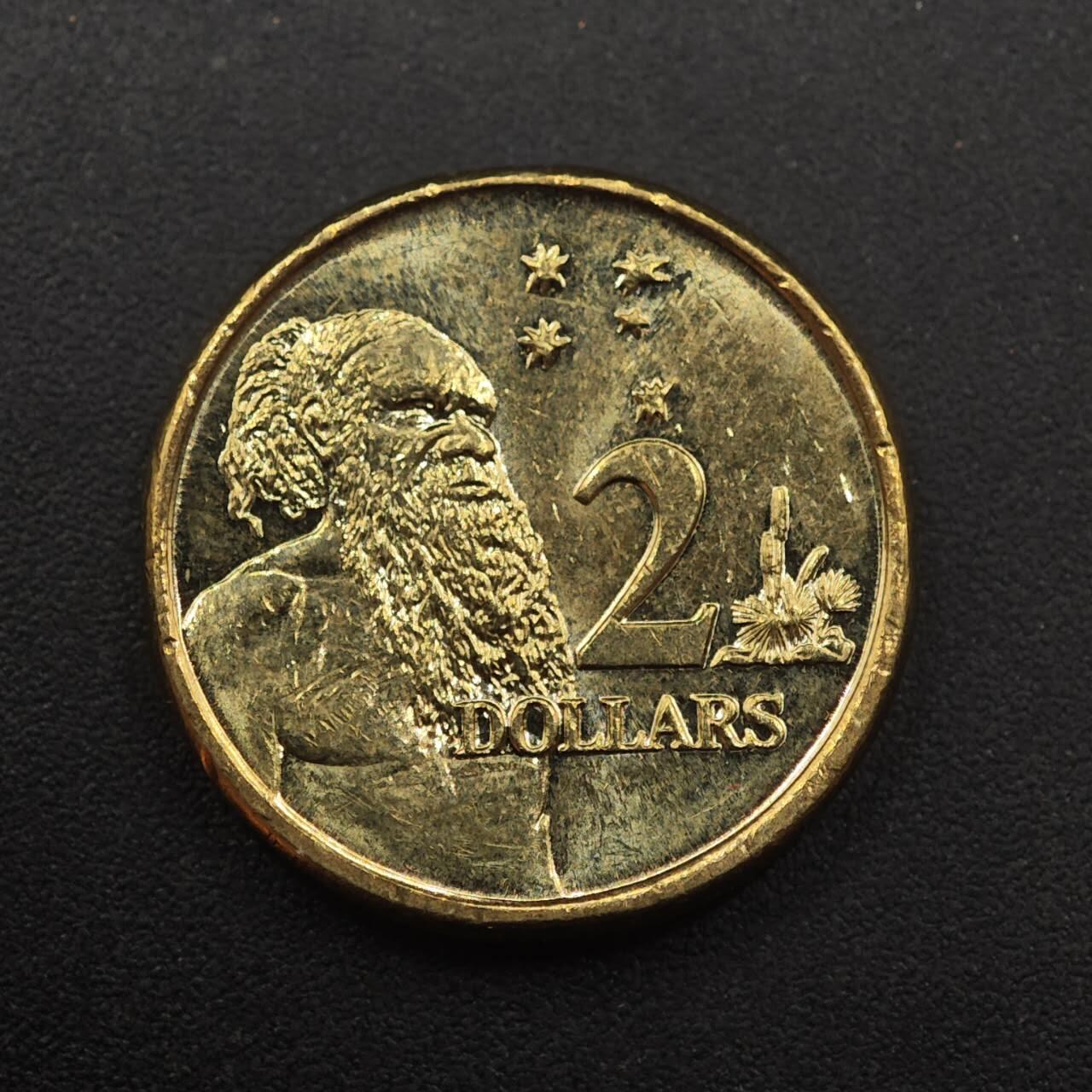 【淘币小摊】实时拍第八百八十七拍   散币场    每周一统一发货 澳大利亚2025年查尔斯三世2元铜币