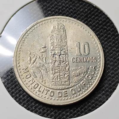 KK钱币收藏小铺  第417期 2月预留时间 周末发货 2000危地马拉10分