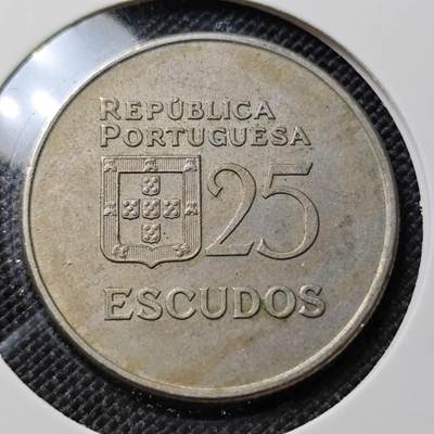KK钱币收藏小铺  第417期 2月预留时间 周末发货 1984葡萄牙25埃斯库多 