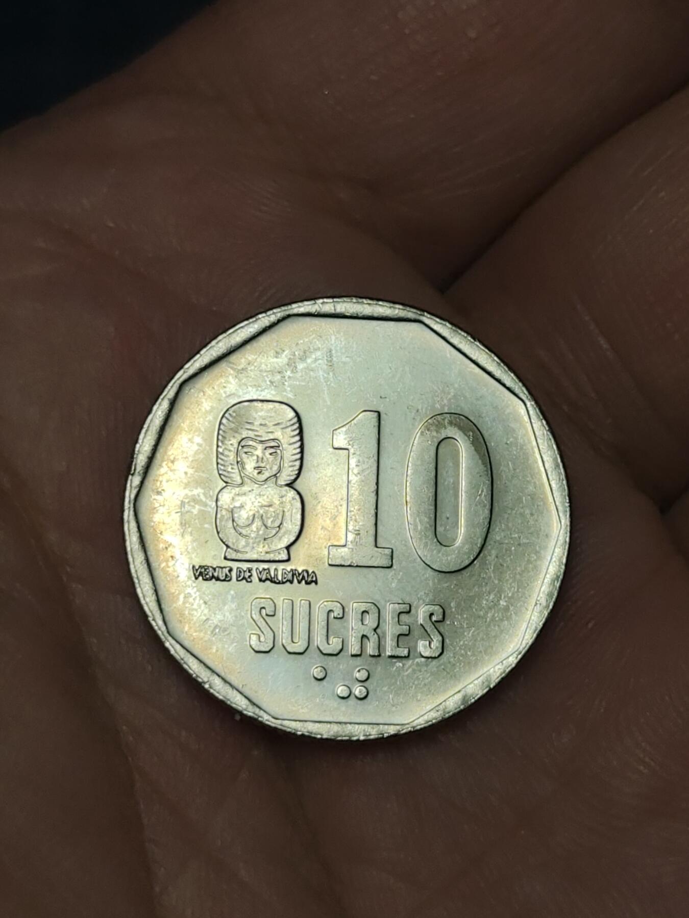 2026年第三十九场(总第二百零八场）外国好品散币场(免佣金) 厄瓜多尔🇪🇨1988单年份10苏克雷(小图例版)