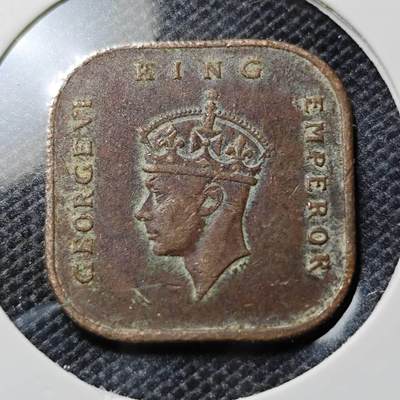 KK钱币收藏小铺  第417期 2月预留时间 周末发货 1943英属马来亚1分