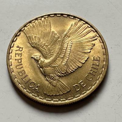 🌹外币初藏🌹🐯2026年第36场   每周二四六晚8️⃣点 接代拍 - 智利1963年飞鹰五分