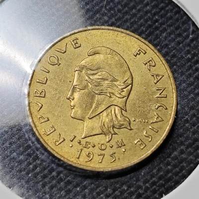 KK钱币收藏小铺  第417期 2月预留时间 周末发货 1975法属新赫布里底1法郎