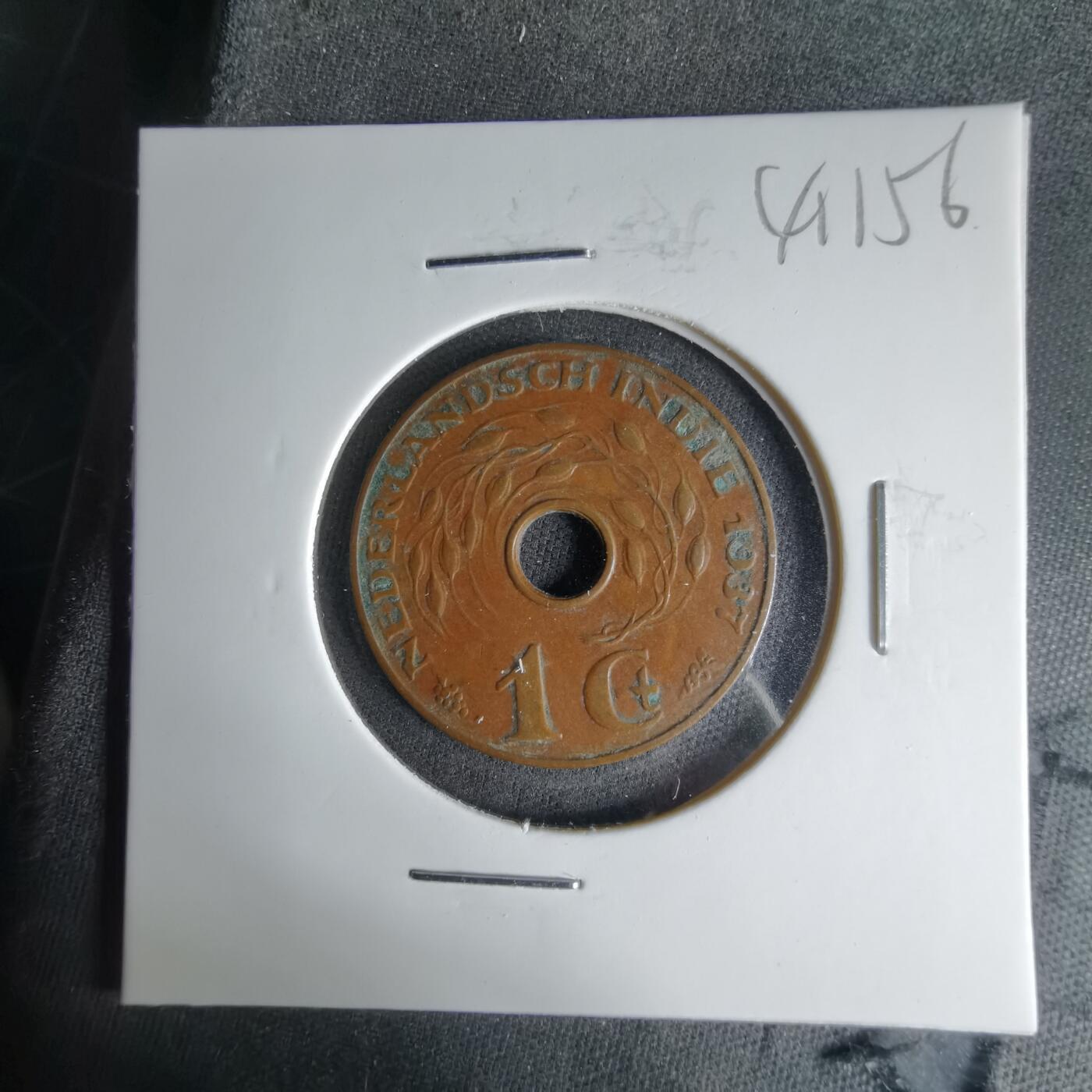 沼泽如烟--第1041场 荷属东印度1937年一分