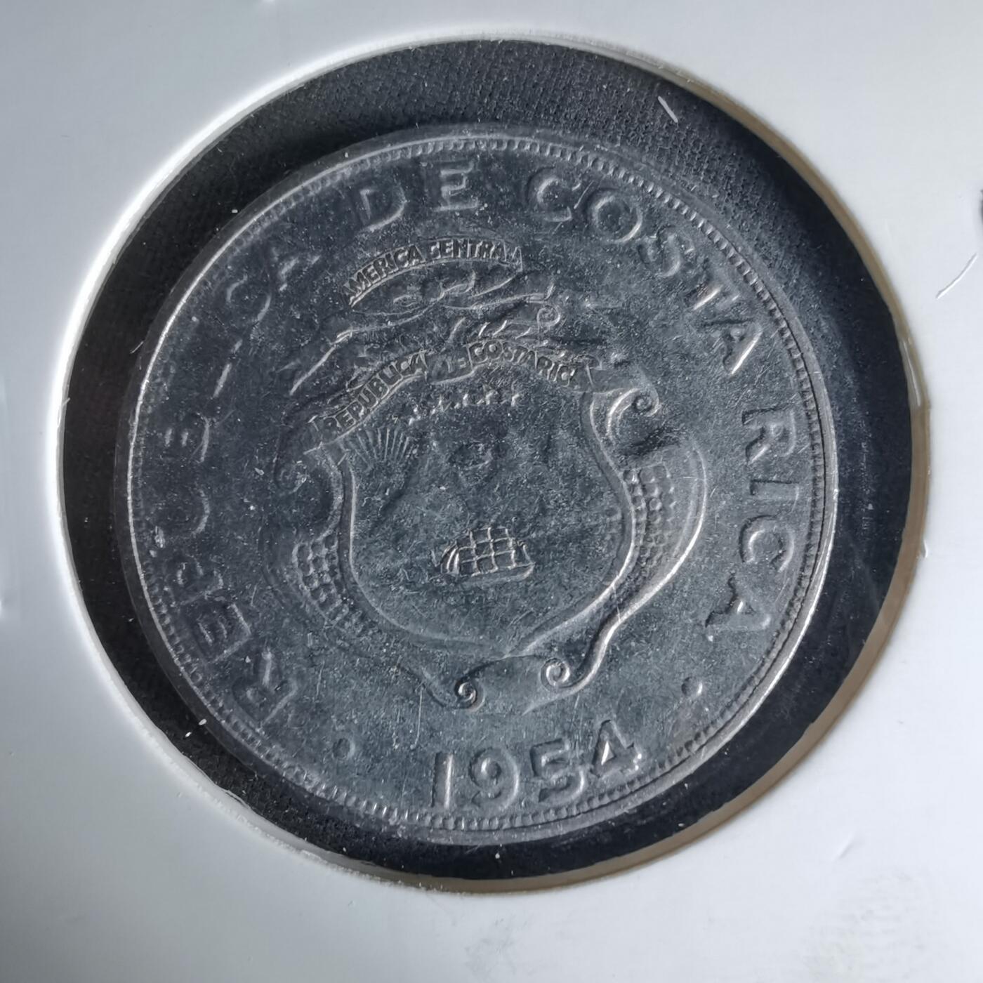 沼泽如烟--第1041场 哥斯达黎加1954年1科朗