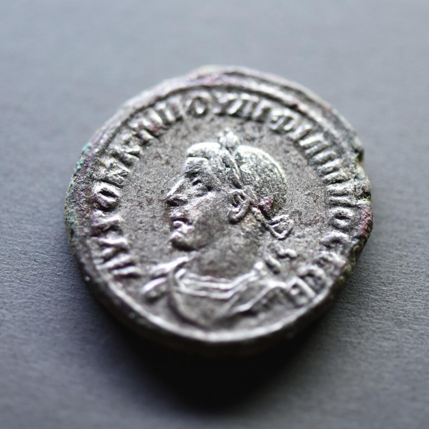 【良泉】4月16日【西方古代打制币】拍卖108件 公元248-249年【古罗马】叙利亚行省，菲利普二世，面左版，四德拉克马，12.54克