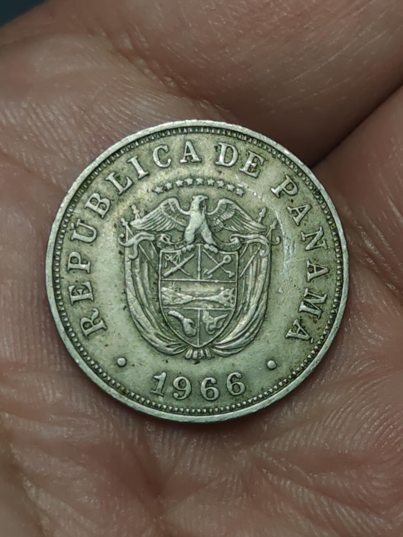 2026年第三十九场(总第二百零八场）外国好品散币场(免佣金) 巴拿马🇵🇦1966年5分(1961之妈妈–1993年第二版)