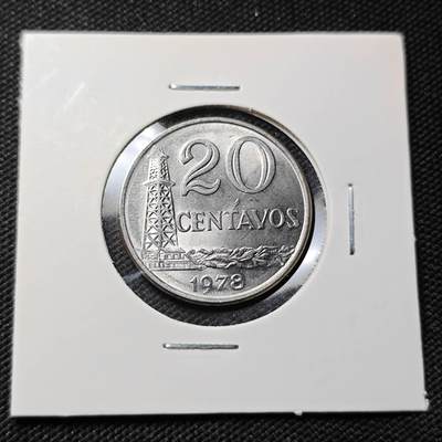 KK钱币收藏小铺  第415期 2月预留时间 周末发货 1978巴西20分 好品