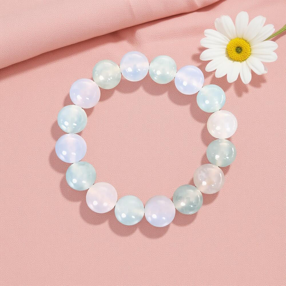 碧月说宝 君子怀瑾·当代和田玉清风专场（七） 冰种双色翡翠珠串