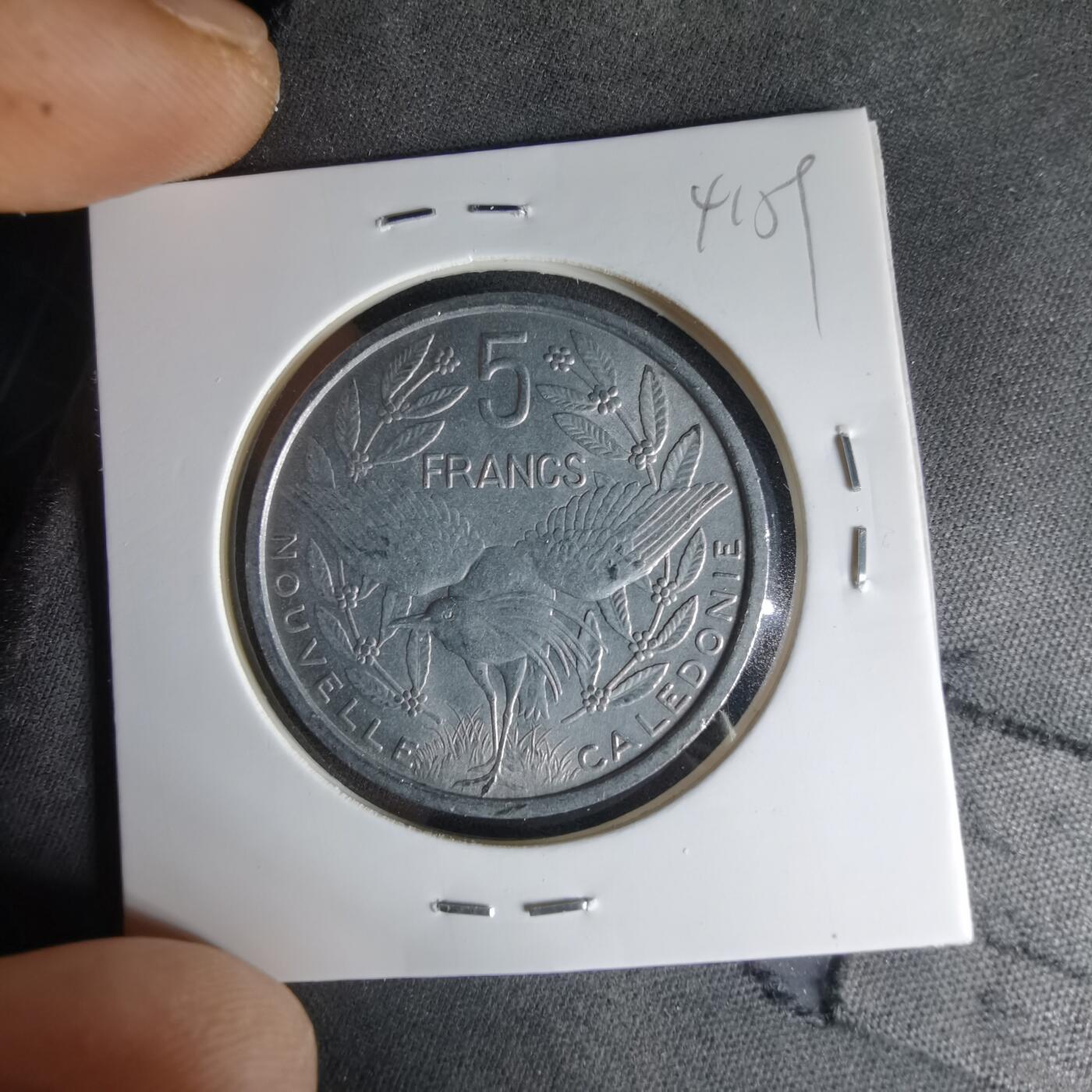 沼泽如烟--第1041场 法属新喀里多尼亚1952年5法郎