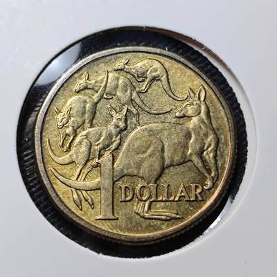 KK钱币收藏小铺  第415期 2月预留时间 周末发货 1984澳大利亚1元 