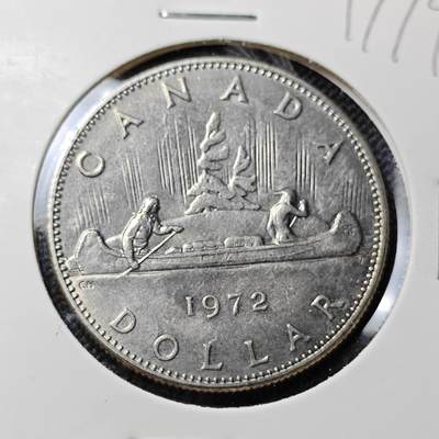 KK钱币收藏小铺  第417期 2月预留时间 周末发货 1972加拿大1元 