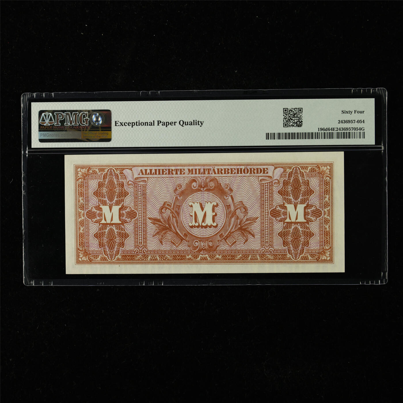 【亘邦集藏】第225期拍卖 1944年 德国军票50马克 PMG 64EPQ -62583747